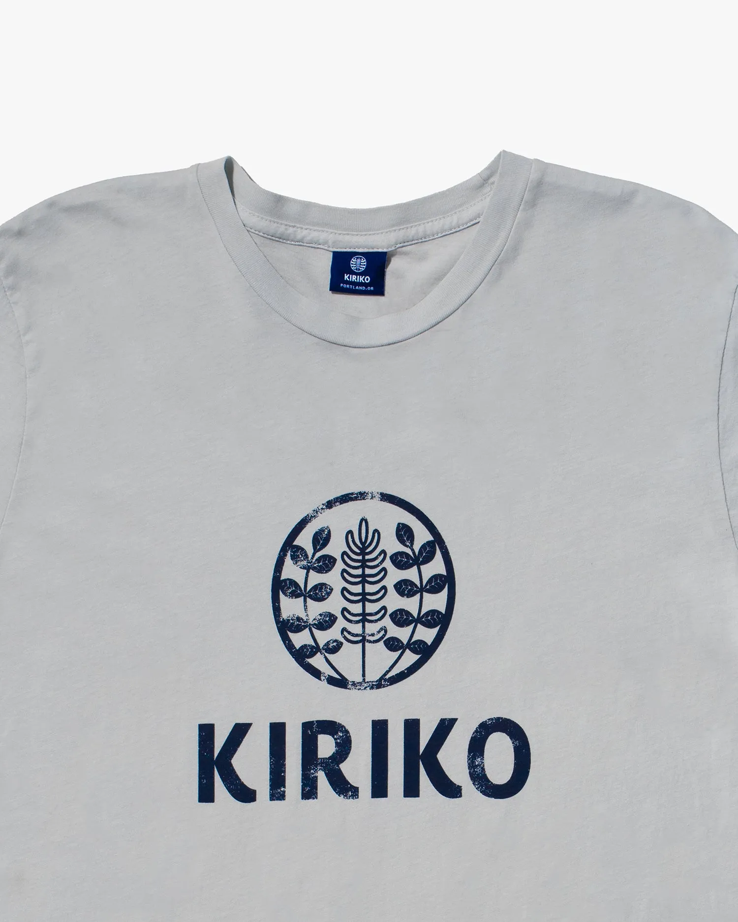 Kiriko Original Tee, 6oz Cotton, Printed Logo, Ice Blue sold by Kiriko product image thumbnail 2
