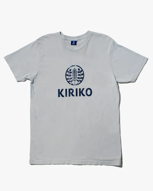 Kiriko Original Tee, 6oz Cotton, Printed Logo, Ice Blue sold by Kiriko