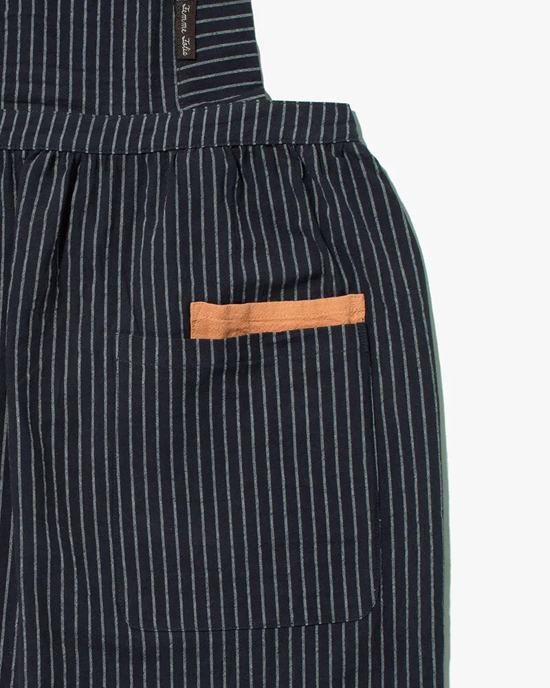 Bisque Femme Folia Gather Apron - Navy and White Stripe sold by Kiriko product image thumbnail 2
