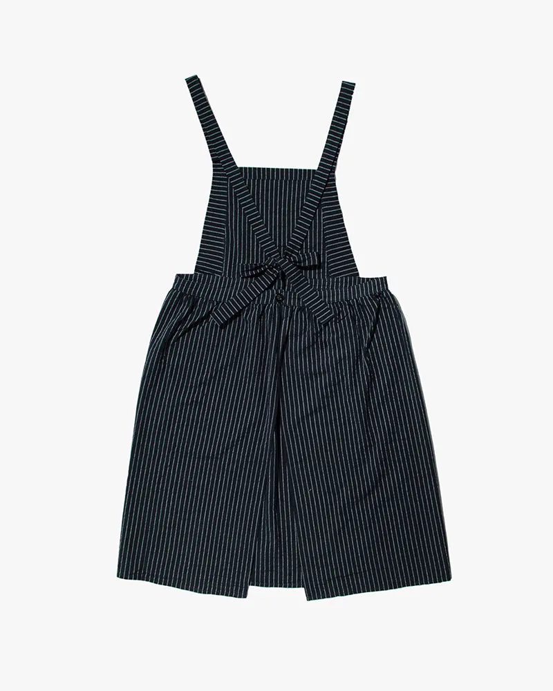 Bisque Femme Folia Gather Apron - Navy and White Stripe sold by Kiriko product image thumbnail 4