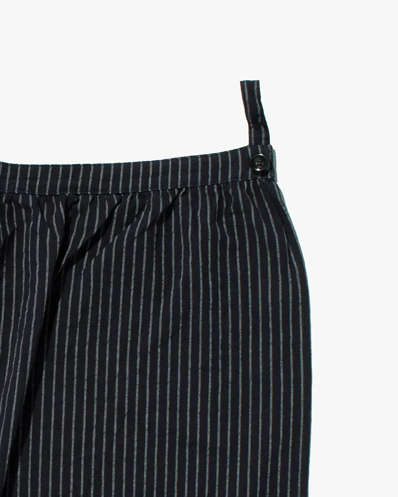 Bisque Femme Folia Gather Apron - Navy and White Stripe sold by Kiriko product image thumbnail 3