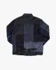Japanese Repro Type I Trucker Jacket, HR Remake, Patchwork Dark Denim - S sold by Kiriko