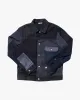 Japanese Repro Type I Trucker Jacket, HR Remake, Patchwork Dark Denim - S sold by Kiriko