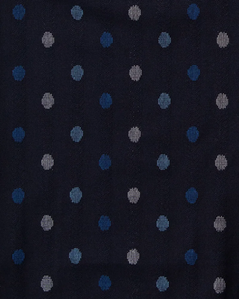 Monpe Pants, Women's, Indigo with Multi-Blue Polka Dots sold by Kiriko product image thumbnail 5