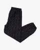 Monpe Pants, Women's, Indigo with Faded Multi Colored Block Shima sold by Kiriko