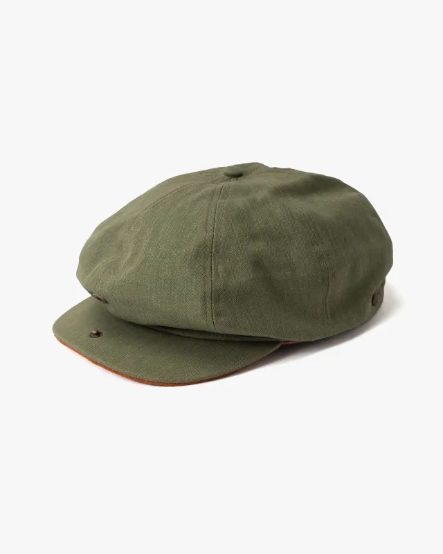 Newsboy Cap, Brixton, Brood, Fender Factory, Olive Surplus sold by Kiriko