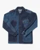 Japanese Repro Chore Coat, Sugarcane, Patchwork Denim - XS sold by Kiriko