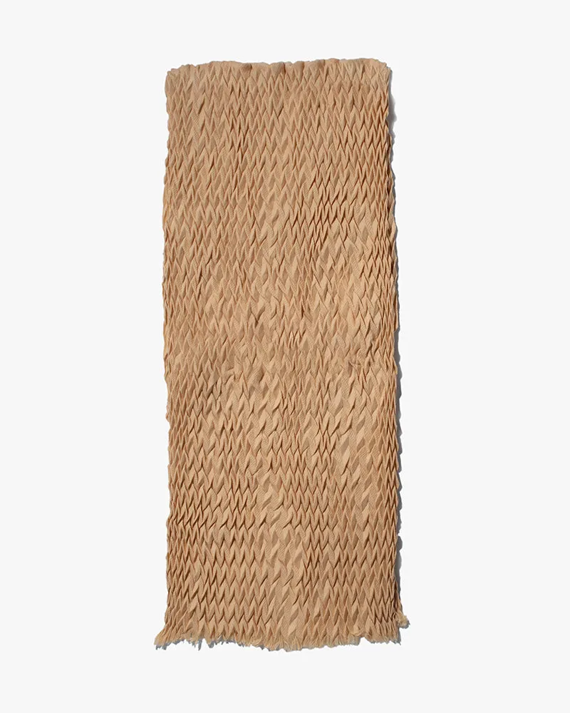Wa-Modern Scarf, Yagasuri, Beige sold by Kiriko product image thumbnail 2