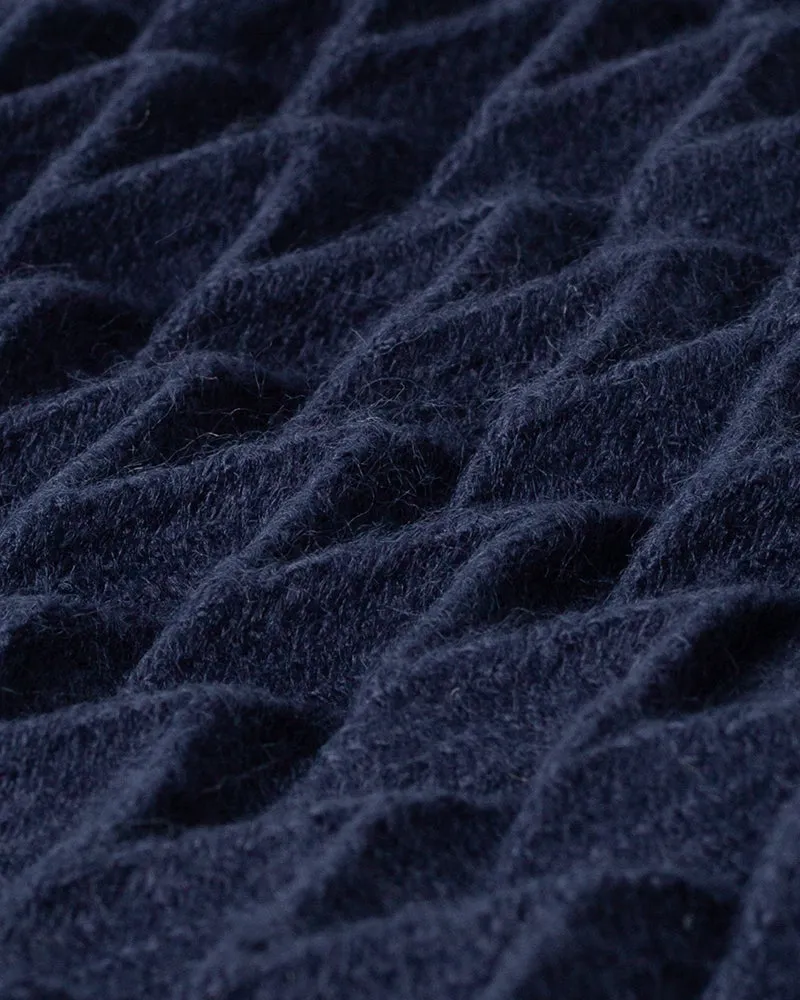 Wa-Modern Scarf, Yagasuri, Indigo sold by Kiriko product image thumbnail 4