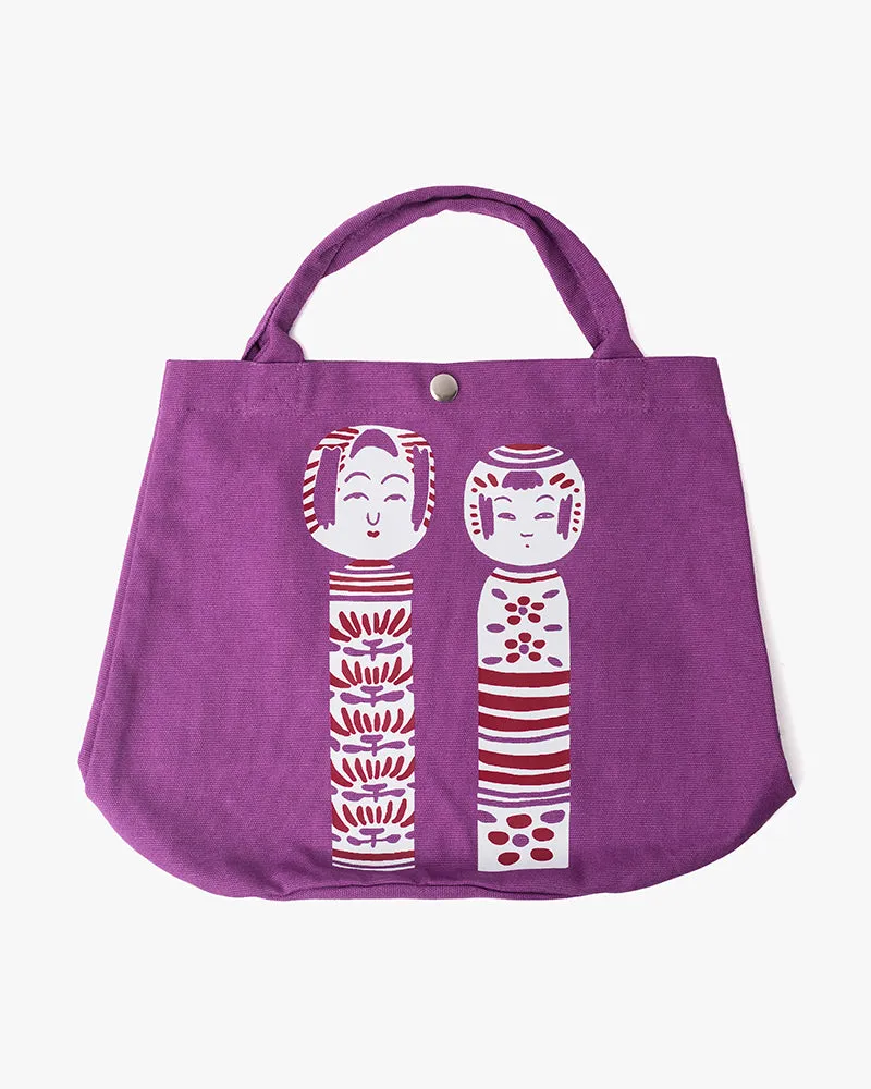 Wa Modern Tote, Kokeshi sold by Kiriko
