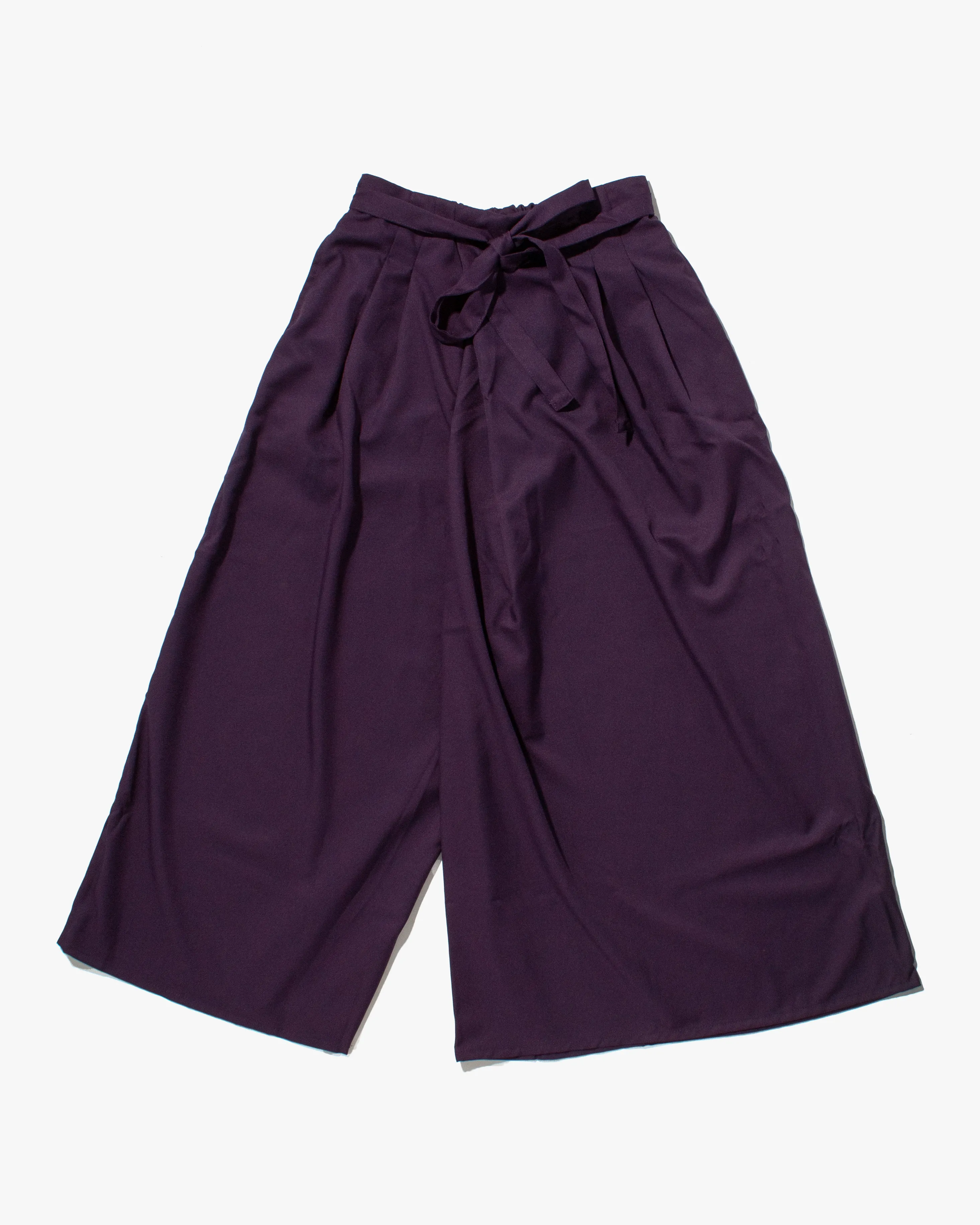 Wa-Modern Wide Pants, Dark Purple sold by Kiriko