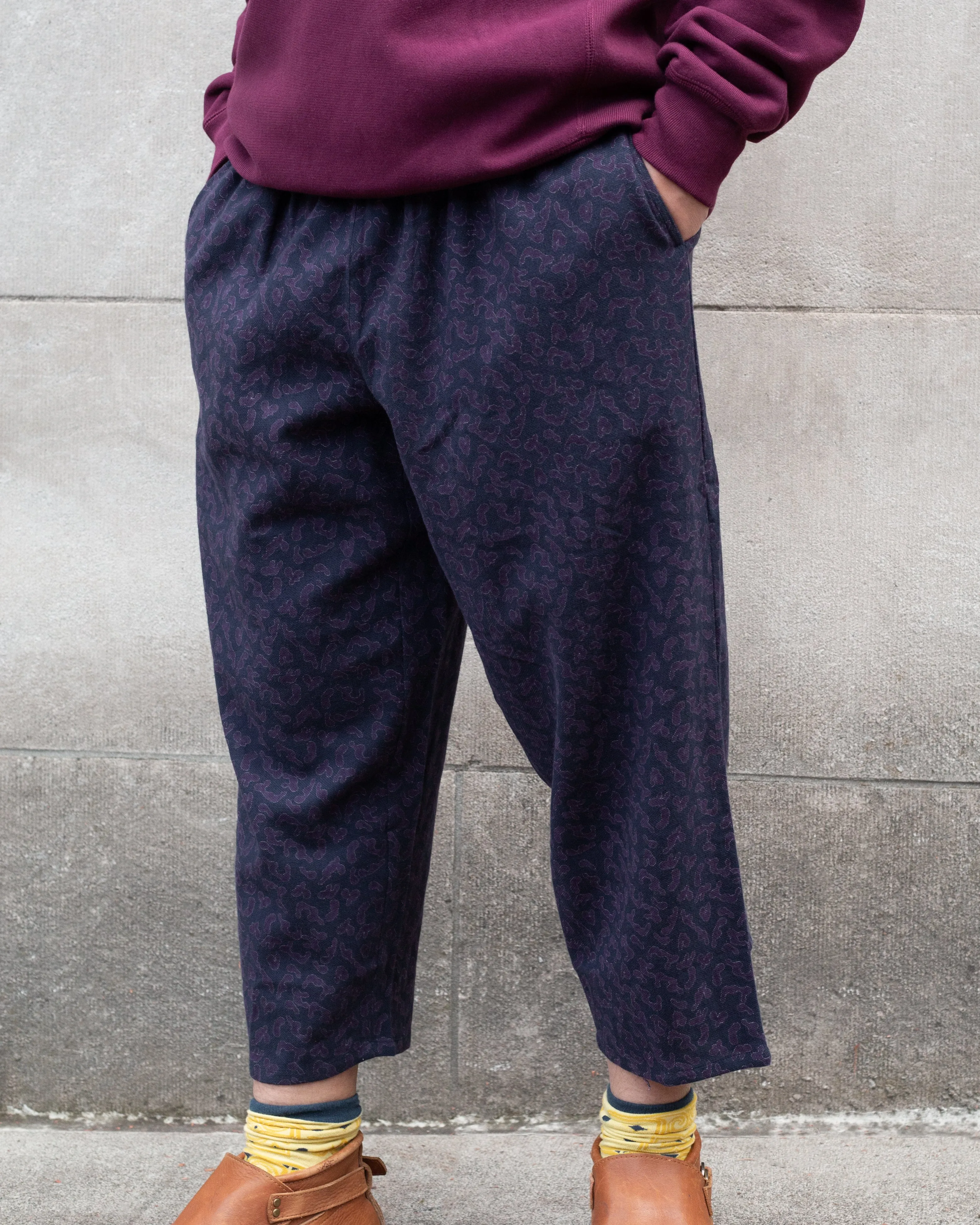 Wa-Modern Drawstring Pants, Purple Pattern sold by Kiriko