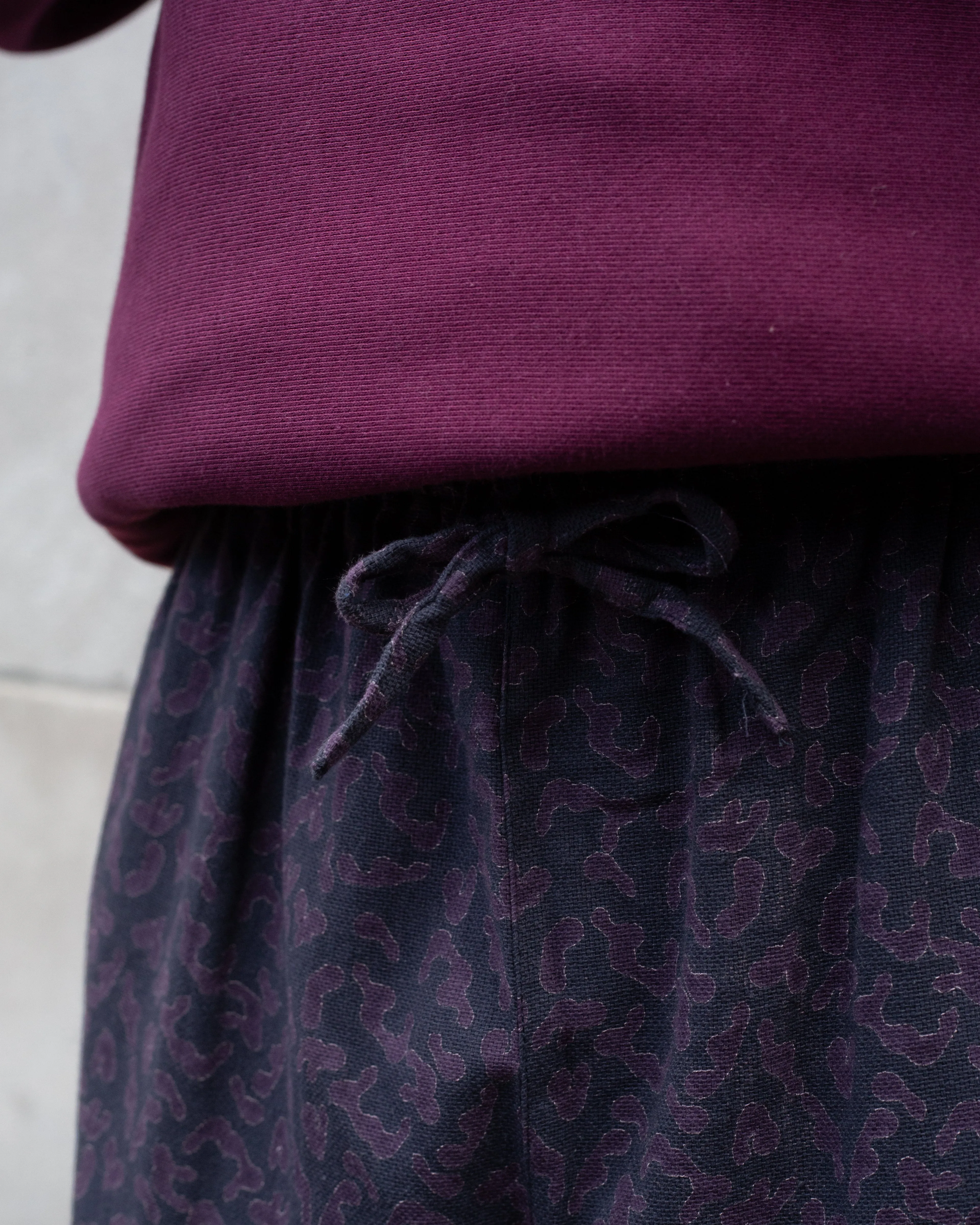 Wa-Modern Drawstring Pants, Purple Pattern sold by Kiriko product image thumbnail 2