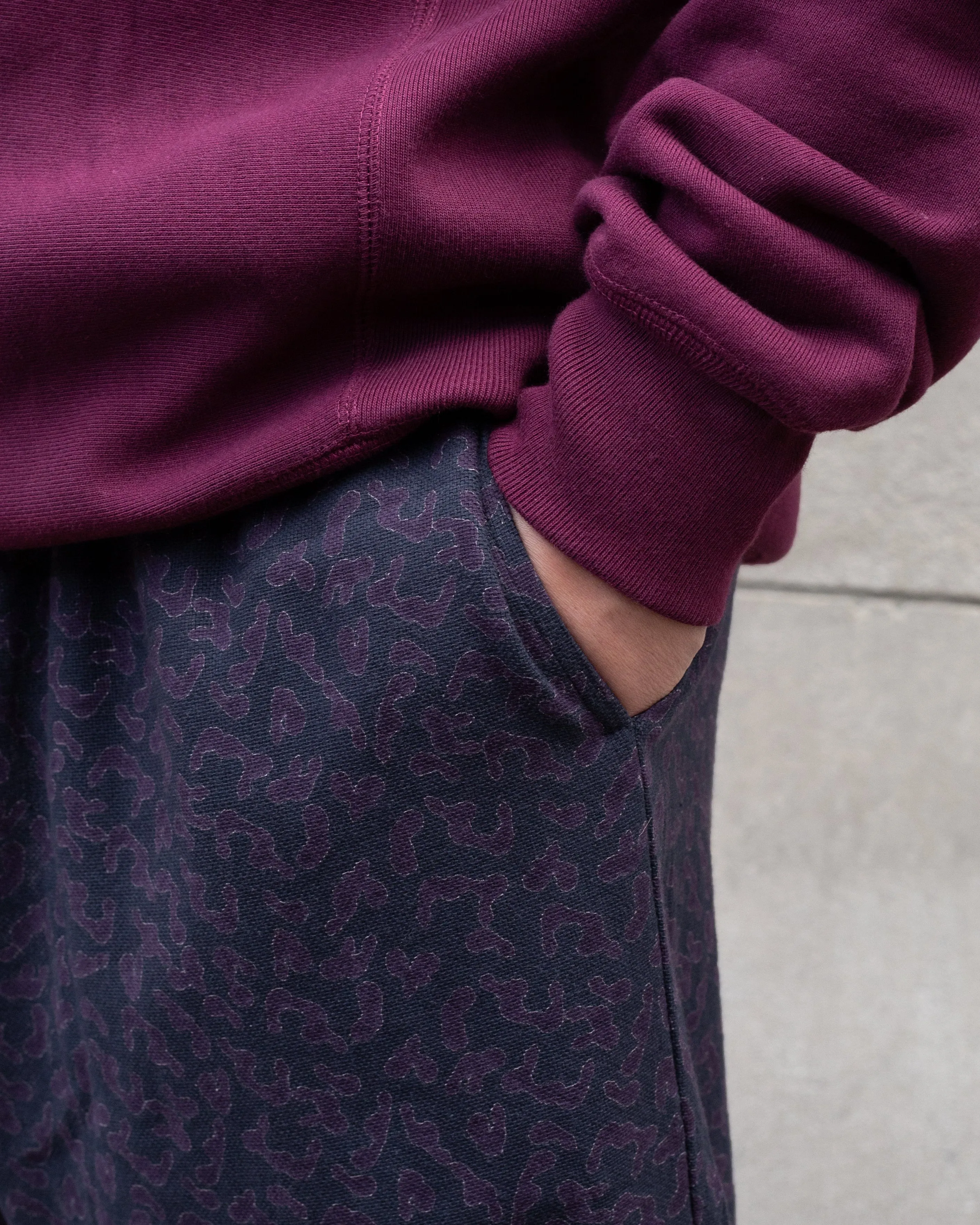 Wa-Modern Drawstring Pants, Purple Pattern sold by Kiriko product image thumbnail 4