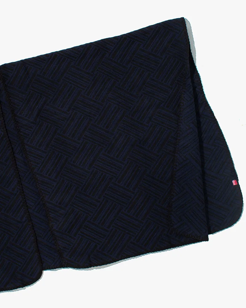Wa-Modern Poncho, Sankuzushi, Dark Blue and Black sold by Kiriko product image thumbnail 3