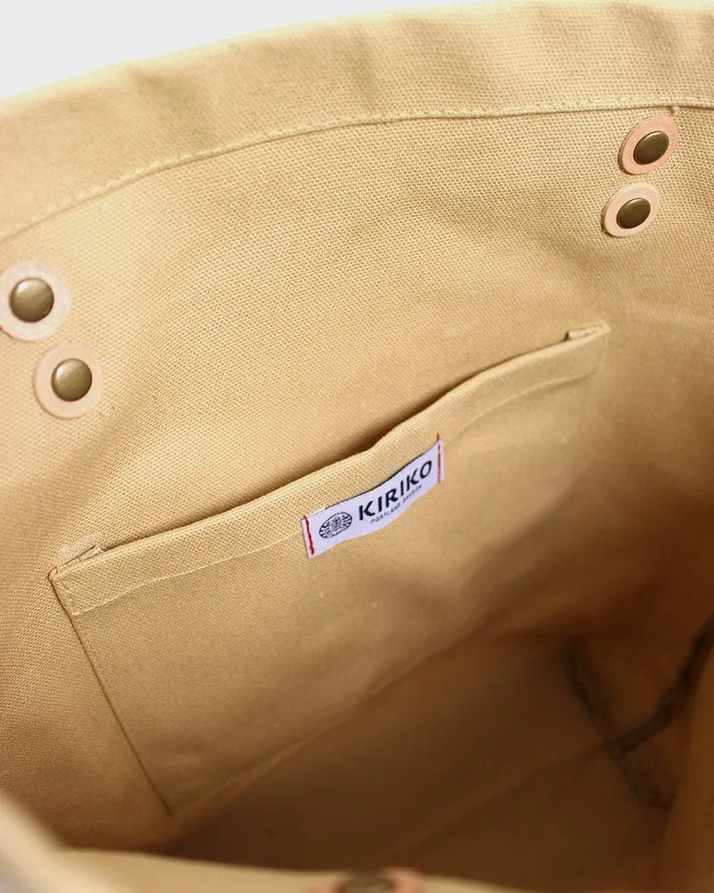 Kiriko Original Tote, Small, Canvas, Natural Bear sold by Kiriko product image thumbnail 5