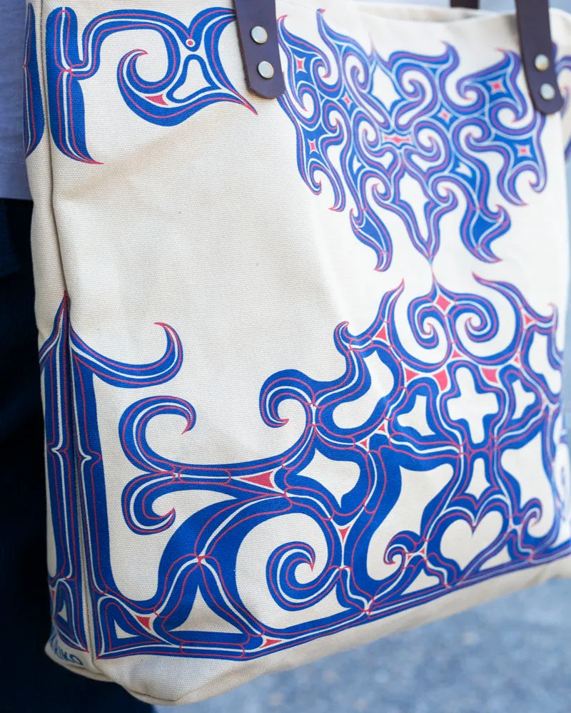 Kiriko Original Tote, Canvas, Natural Ainu sold by Kiriko product image thumbnail 2