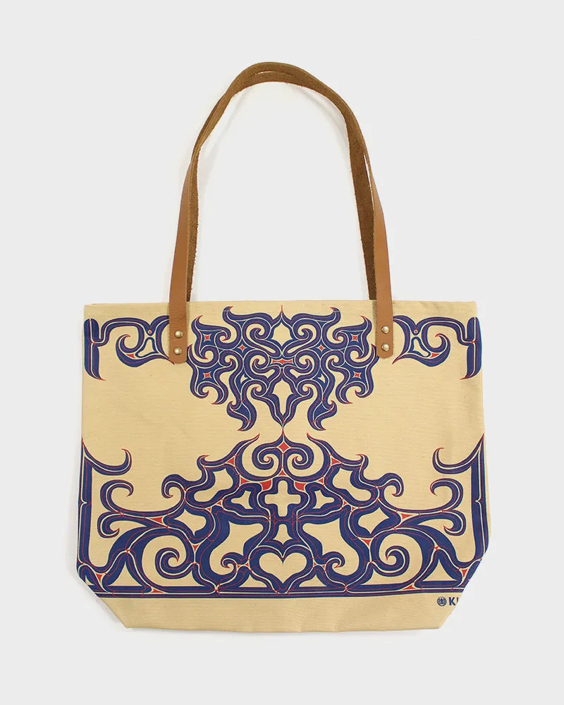 Kiriko Original Tote, Canvas, Natural Ainu sold by Kiriko product image thumbnail 3