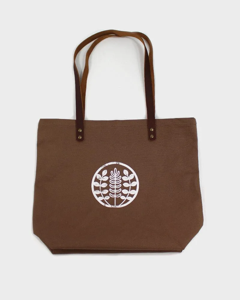 Kiriko Original Tote, Large, Canvas, Brown Logo sold by Kiriko product image thumbnail 2
