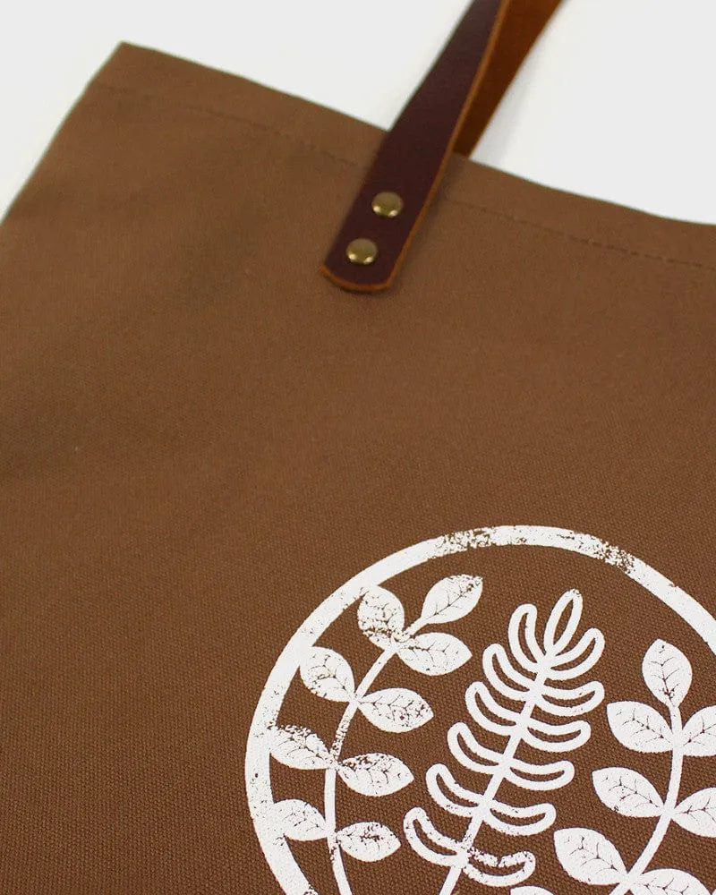 Kiriko Original Tote, Large, Canvas, Brown Logo sold by Kiriko product image thumbnail 3