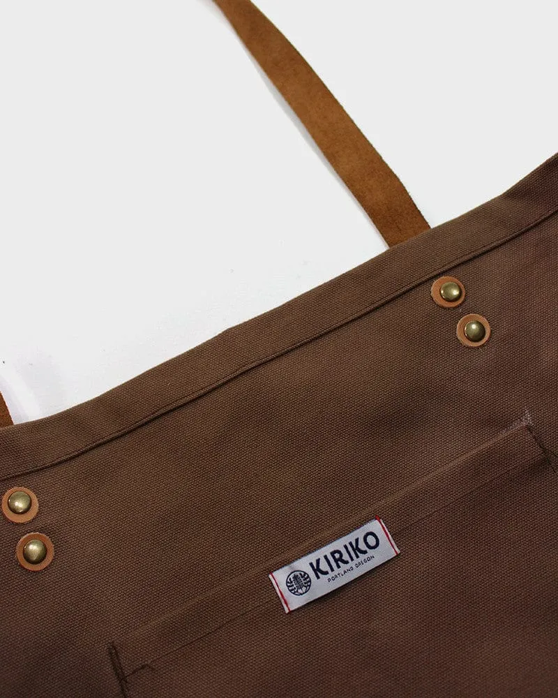 Kiriko Original Tote, Large, Canvas, Brown Logo sold by Kiriko product image thumbnail 5