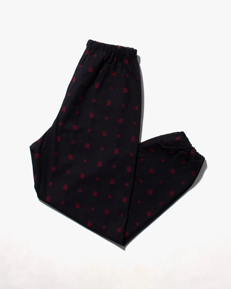 ToK Monpe Pants, Women's, Indigo with Red Squares sold by Kiriko product image thumbnail 4