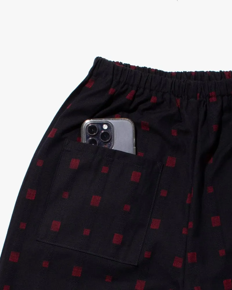 ToK Monpe Pants, Women's, Indigo with Red Squares sold by Kiriko product image thumbnail 3