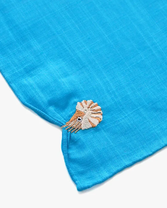 Japanese Handkerchief, Hikkomi, Nautilus sold by Kiriko product image thumbnail 2