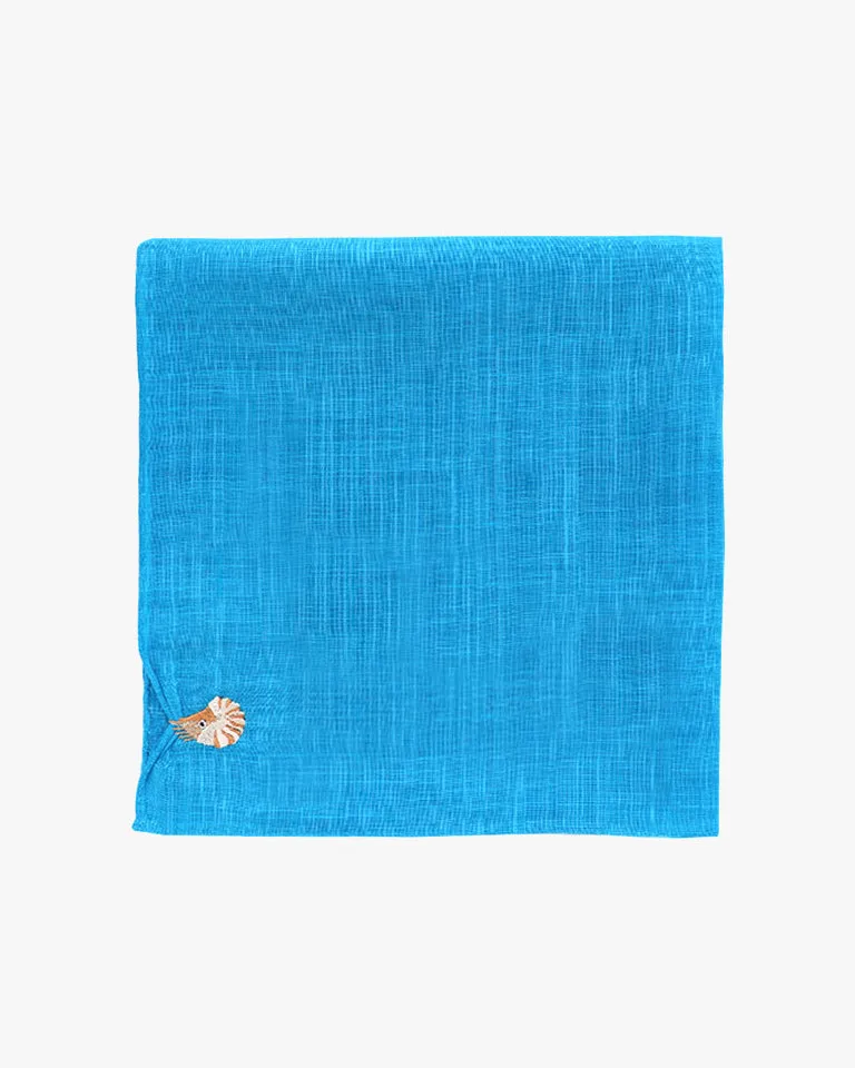 Japanese Handkerchief, Hikkomi, Nautilus sold by Kiriko product image thumbnail 4