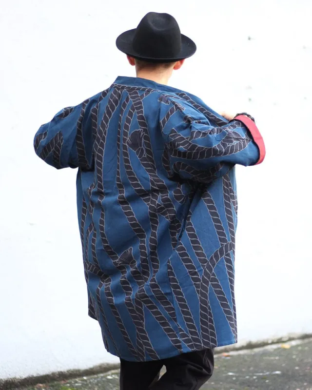 Wa-Modern Haori Robe, Sou Rai, Nawa sold by Kiriko