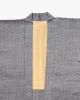 Vintage Haori Jacket, Navy and White Small Leaf Pattern sold by Kiriko