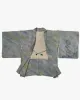 Vintage Haori Jacket, Full Shibori, Cool Gradient with Roses sold by Kiriko