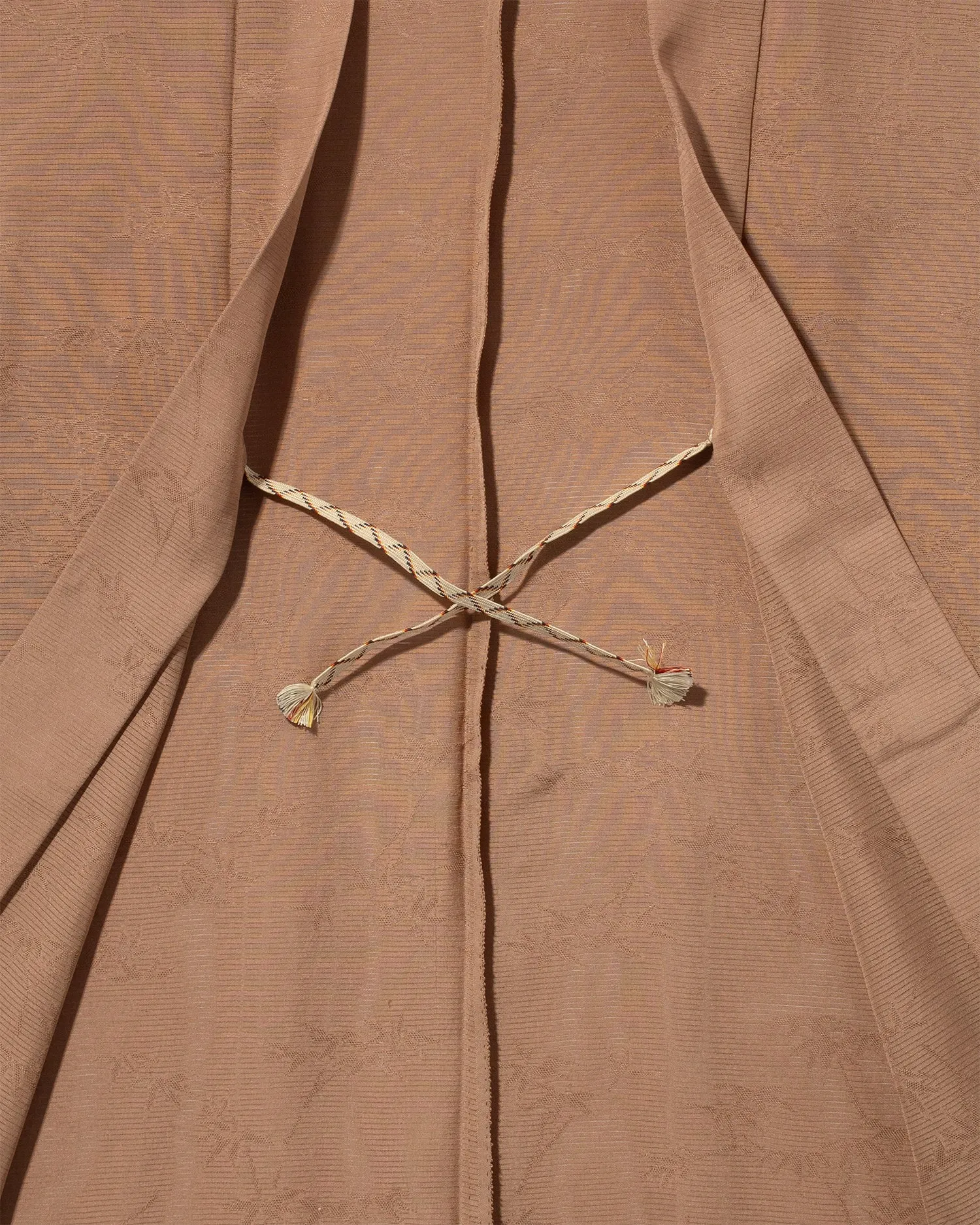 Vintage Haori Jacket, Light Brown with Lines sold by Kiriko product image thumbnail 4