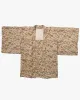 Vintage Haori Jacket, Cream with Autumn Leaves sold by Kiriko