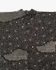 Vintage Haori Jacket, Full Shibori, Black with Spiraled Daisies sold by Kiriko