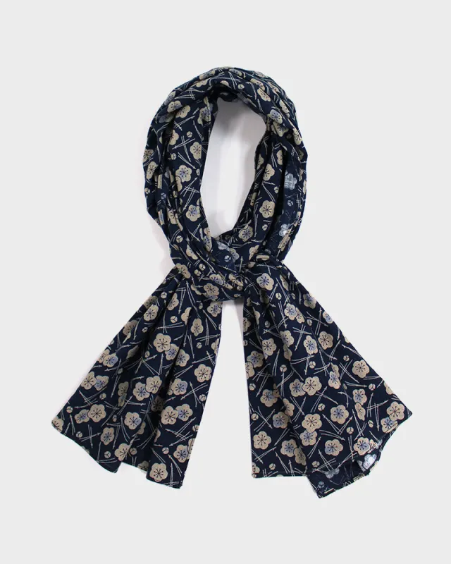 Kiriko Original Scarf, Classic, Indigo Plum and Pine sold by Kiriko