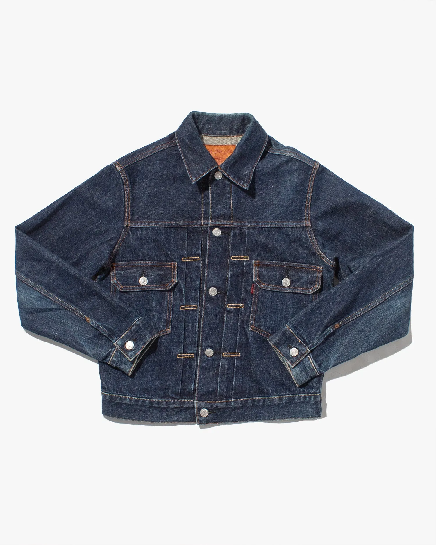 Japanese Repro, John Bull, Type II Selvedge Denim Trucker Jacket sold by Kiriko