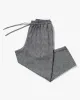Kiriko x TOK, Cropped Drawstring Pants, Grey Nashiji Shima sold by Kiriko