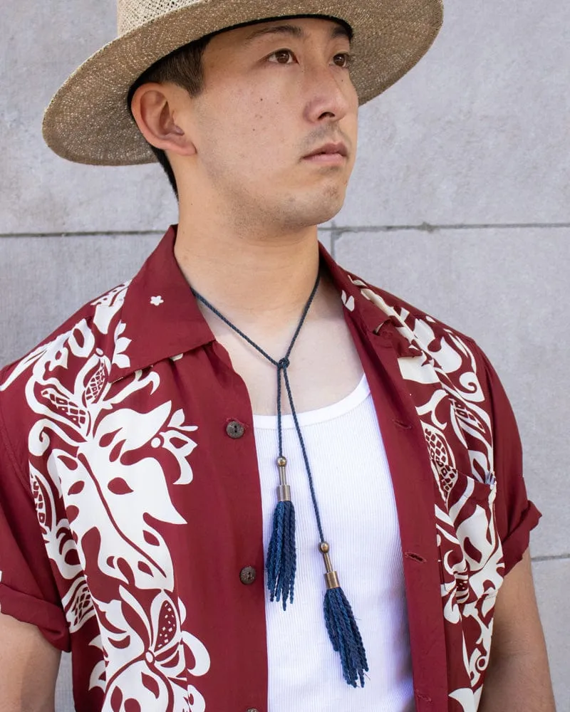 Boet x Kiriko Necklace, Yanagi, Shades of Indigo sold by Kiriko