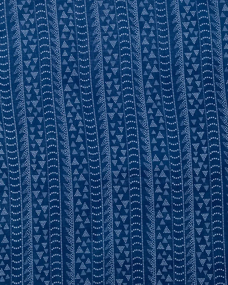 Aizawa Lightweight Indigo Bandana, Multi-pattern Dots sold by Kiriko product image thumbnail 4