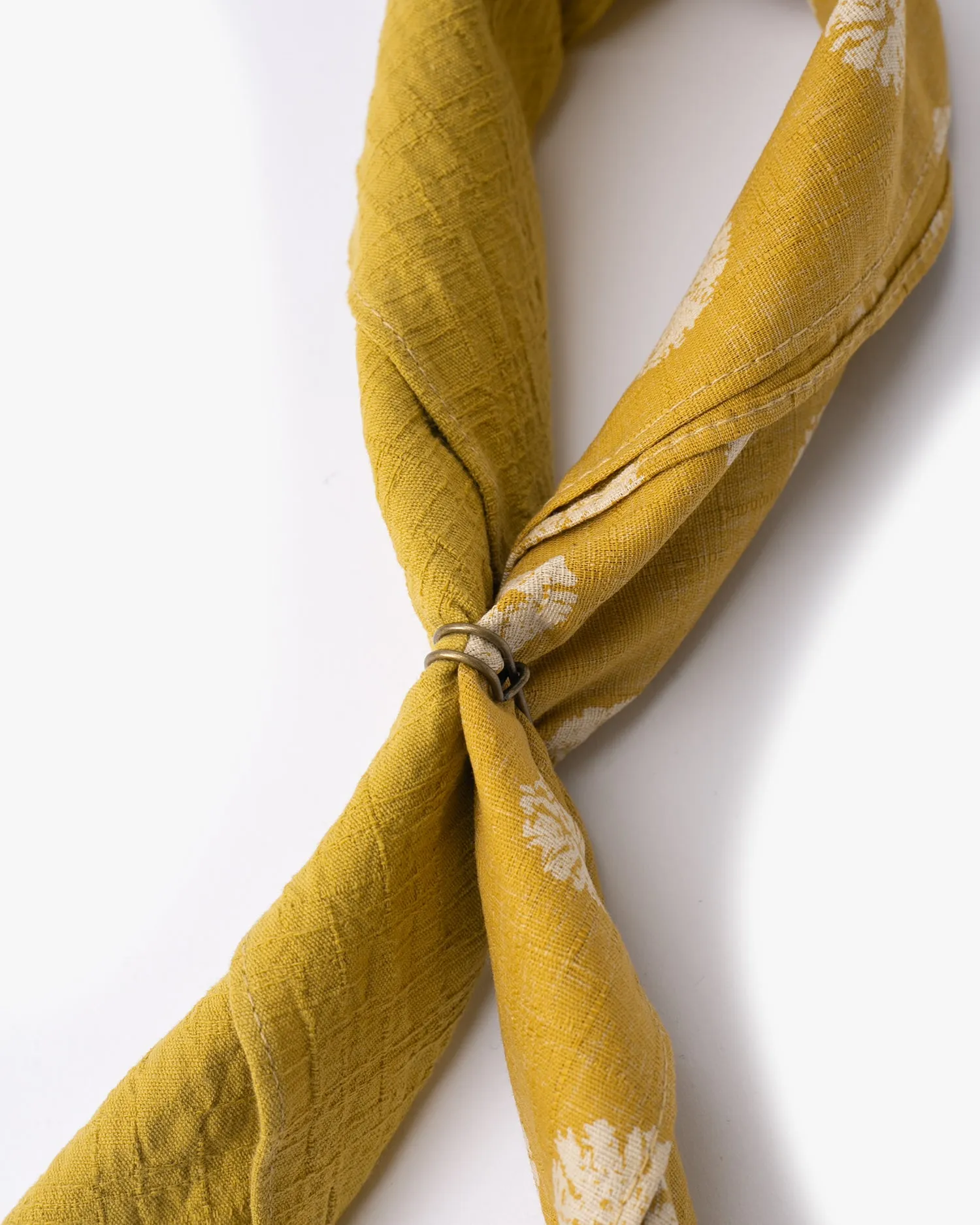 Kiriko Original Bandana, Split, Kicha with Kumo Shibori and Kicha Crinkled Slub sold by Kiriko product image thumbnail 5