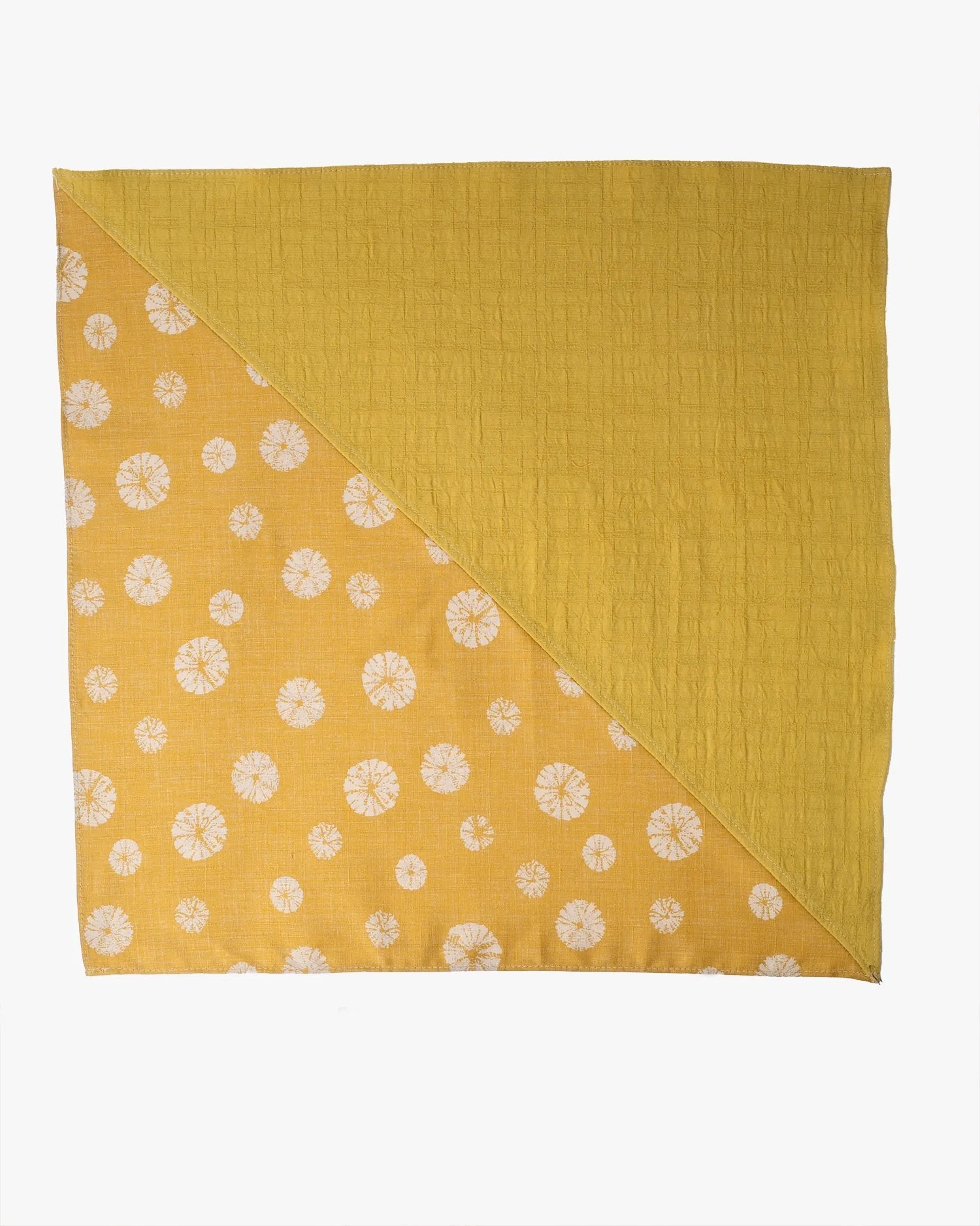 Kiriko Original Bandana, Split, Kicha with Kumo Shibori and Kicha Crinkled Slub sold by Kiriko product image thumbnail 3