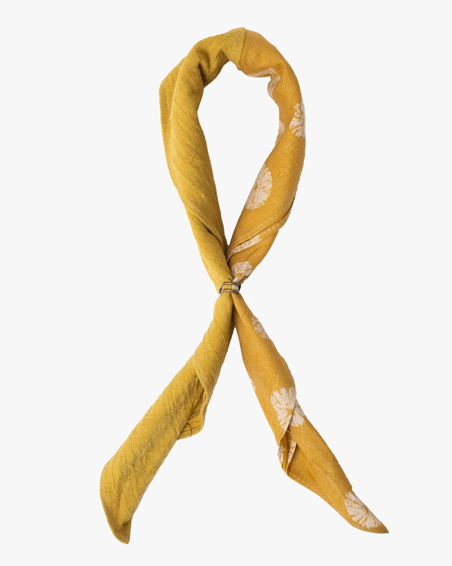 Kiriko Original Bandana, Split, Kicha with Kumo Shibori and Kicha Crinkled Slub sold by Kiriko product image thumbnail 4