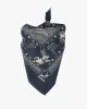 Kiriko Original Screen Printed, Custom-Dyed Bandana, Momotaro - Blue sold by Kiriko