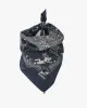 Kiriko Original Screen Printed, Custom-Dyed Bandana, Momotaro - Blue sold by Kiriko