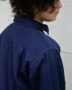 Japanese Repro, Indigo Button up Shirt, Gaijin Made Brand, Indigo with Dragon sold by Kiriko