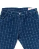 Japanese Repro Twill Cotton Chinos, Indigo with Large Grid, Yamane Brand - 34" sold by Kiriko