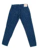 Japanese Repro Twill Cotton Chinos, Indigo with Large Grid, Yamane Brand - 34" sold by Kiriko