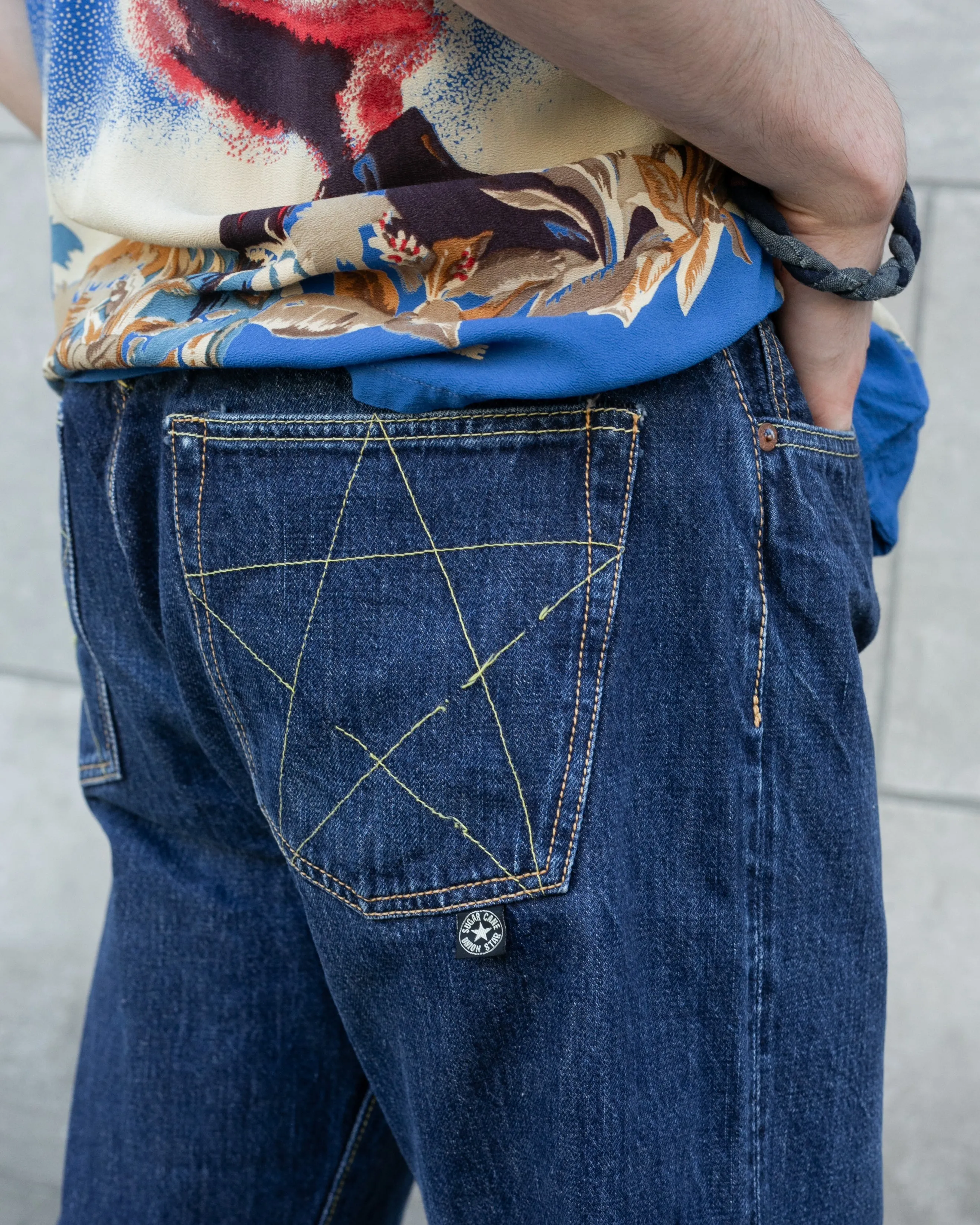 Japanese Repro Selvedge Denim Jeans, Sugar Cane Brand - 33" x 34" sold by Kiriko product image thumbnail 5