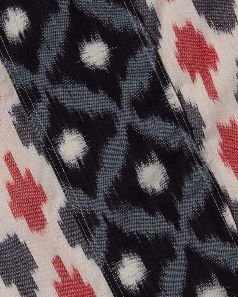 Kiriko Original Scarf, Triple Split, Indian Kasuri, #8 sold by Kiriko product image thumbnail 4